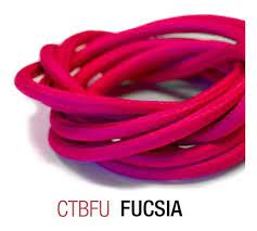 CABLE TEXTIL FUCSIA X METRO