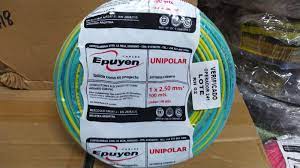 CABLE UNIPOLAR CERTIF. EPUYEN 2,5mm V/A