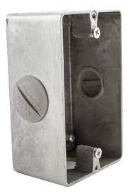 CAJA PASO ALUMINIO RECTANG.5X10 DAYSA sin tapa