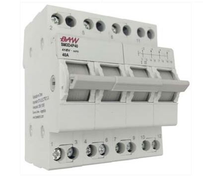 CONMUTADORA MODULAR 1-2-2 4P 40A BAW