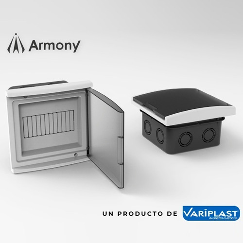 Caja P/ Termica 6 Mod Embutir Variplast Armony