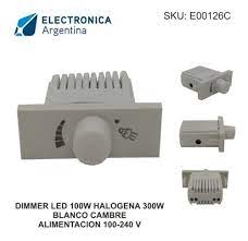 DIMMER CAMBRE BLANCO APTO LED ELECT. ARG.