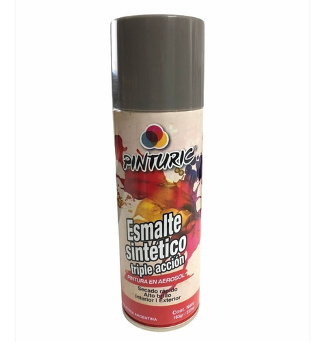 ESMALTE SINTETICO TRIPLE ACCION AEROSOL GRIS ESPACIAL