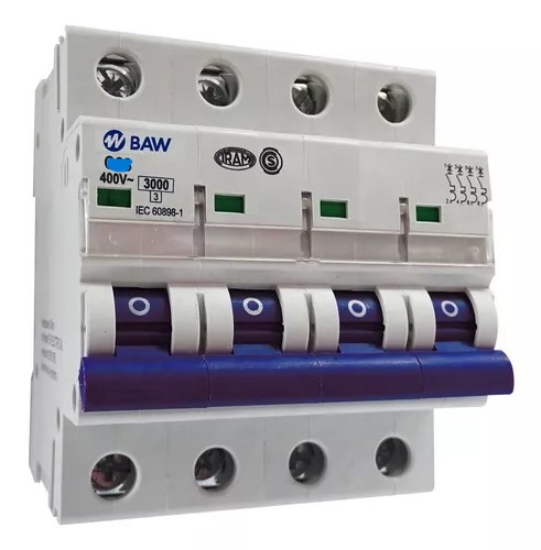 LLAVE TERMICA 4P 16A 4,5KA BAW