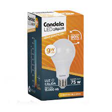 LAMPARA LED 9W CALIDA CANDELA