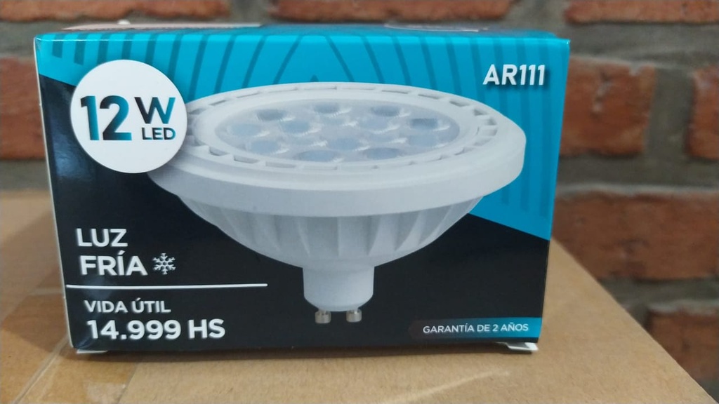 LAMPARA LED AR111 12W FRIA CANDELA