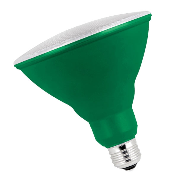 LAMPARA LED PAR 38 INTERELEC 6W E27 VERDE