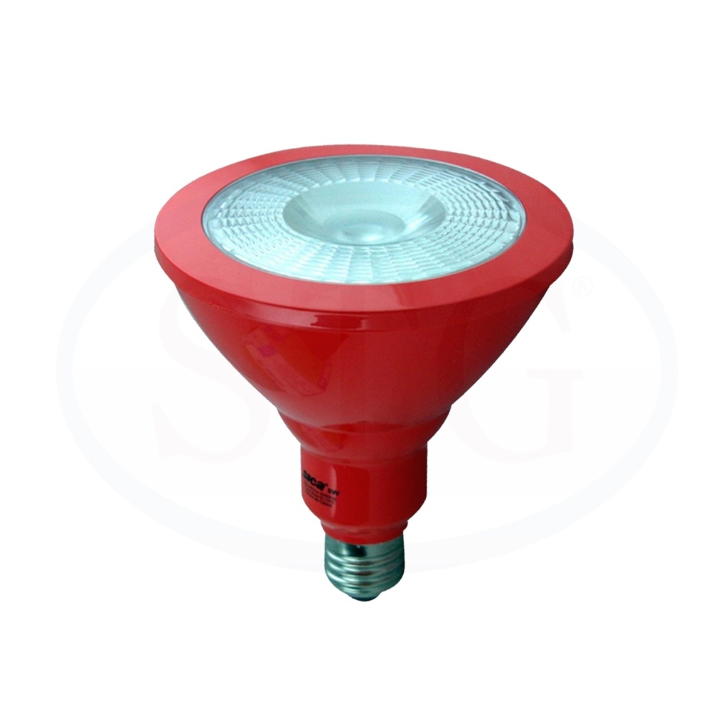 LAMPARA LED PAR 38 SICA 8W E27 ROJO