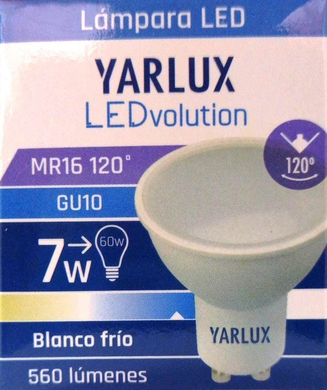 LED DICROICA YARLUX 120G 7W GU10 6400K