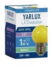 LED GOTA OPAL 2W E27 AMARILLO