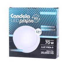 LED PLAFON REDONDO APLICAR 12W FRIA CANDELA