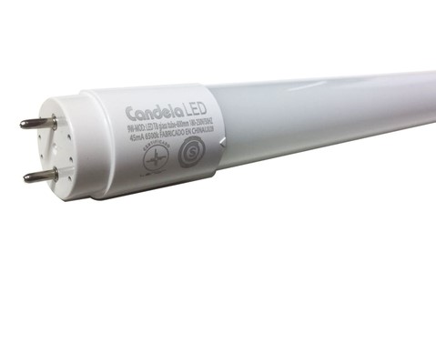 LED TUBO T8 VIDRIO 9W FRIA CANDELA