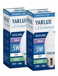 LED VELITA OPAL yarlux 5W E14 6400K