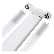 LISTON METALICO P/2 TUBOS LED 18W 1.20MTS BAW