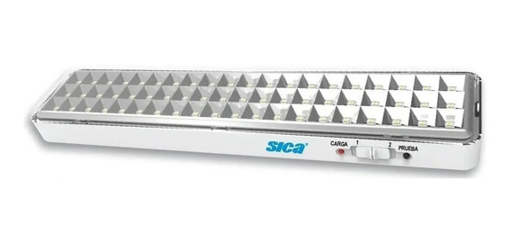 LUZ EMERGENCIA SICA 60 LEDS BATERIA LITIO 8Hs