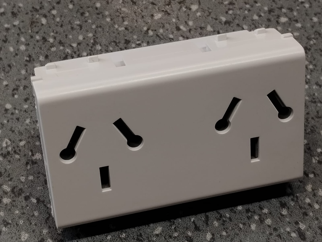 MODULO TOMA DOBLE COMBI 3 MOD EXULTT URBANA