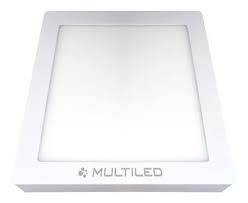 PANEL LED 18W CALIDO CUADRADO APLICAR MULTILED 1440 Lm