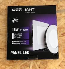 PANEL LED CUADRADO 18W EMBUTIR CALIDO 1440LM TREFILIGHT