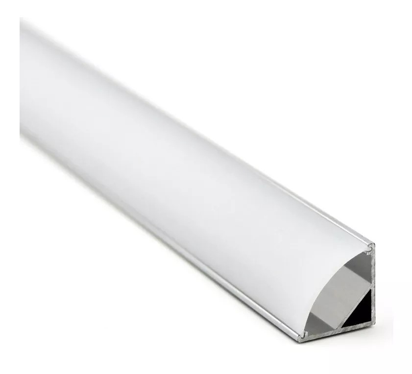 PERFIL ALUMINIO P/TIRA LED ANGULO (16x16MM) X 1 Mt