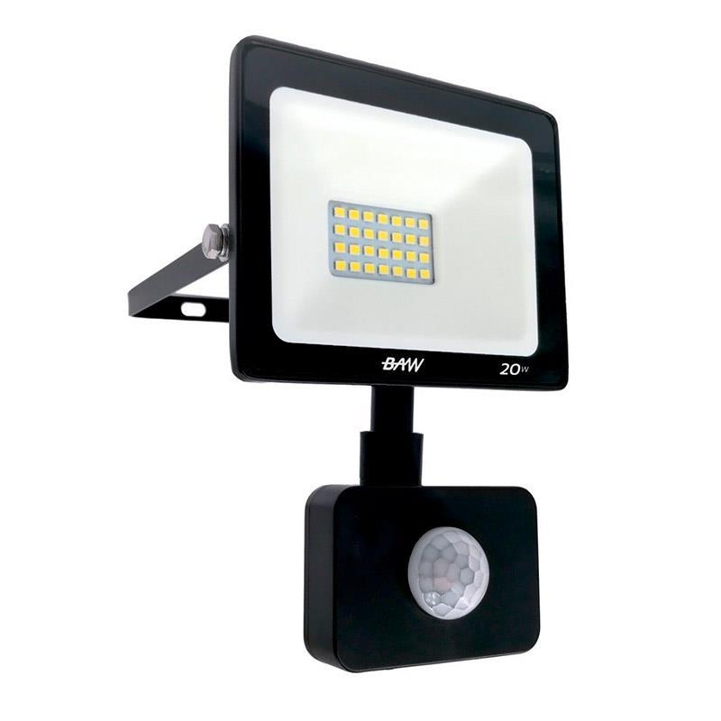 REFLECTOR LED C/SENSOR MOVIMIENTO 20W FRIA BAW