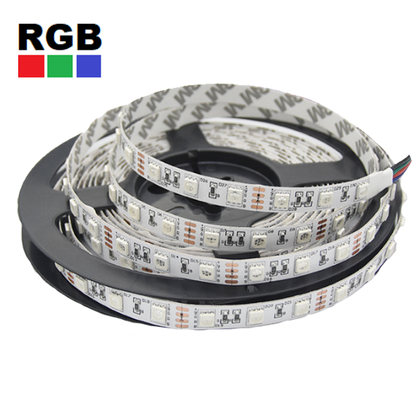 TIRA LED EXTERIOR IP65  5050 RGB 14.4W X 5MTS