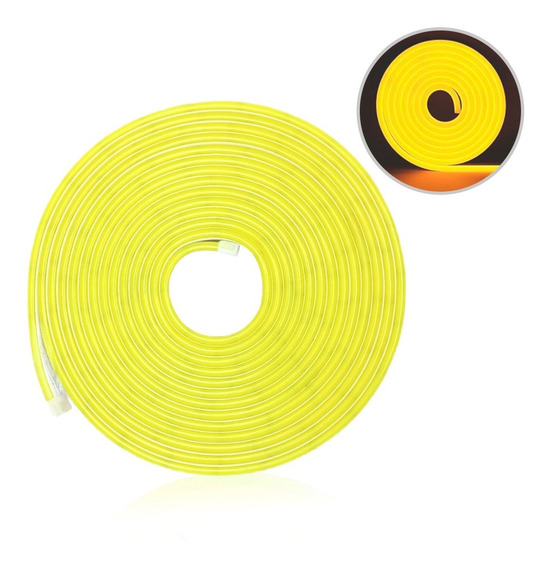 TIRA NEON LED ULTRAFLEXIBLE 3000LM AMARILLO 5 MTS