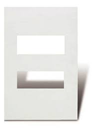 Tapa de luz Lujo 2 modulos Cambre Siglo xxi siglo 21 4132