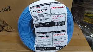 CABLE UNIPOLAR 1,5mm CELESTE EPUYEN