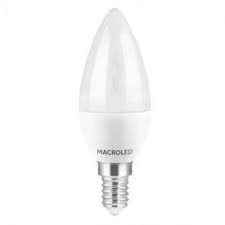 Lámpara led vela 6w cálida macroled