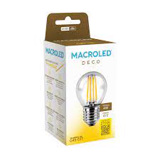 LAMP LED GOTA MACROLED FILAMENTO 4W 2700K