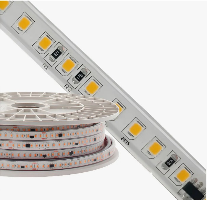TIRA LED EXTERIOR IP65 2835 CALIDA 18W/MT X 5MTS