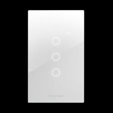 TECLA SMART BLANCA VIDRIO 3 CANALES MACROLED