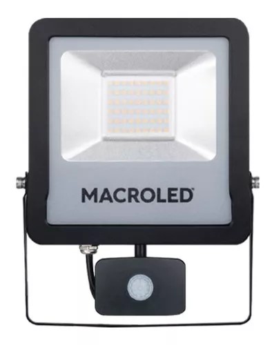 REFLECTOR LED C/SENSOR MOV 20W LUZ FRIA MACROLED