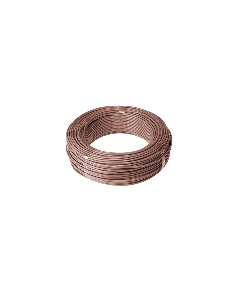 CABLE UNIPOLAR 1.5mm MARRON ANTILLAMA MARCA PROPIA