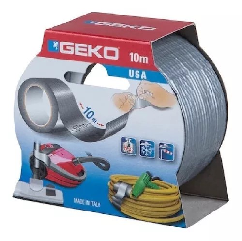 CINTA  DUCt tape GRIS 48mm X 10MTS geko Italy