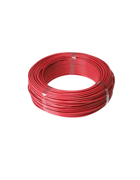 CABLE UNIPOLAR 2.5mm ROJO ANTILLAMA MARCA PROPIA
