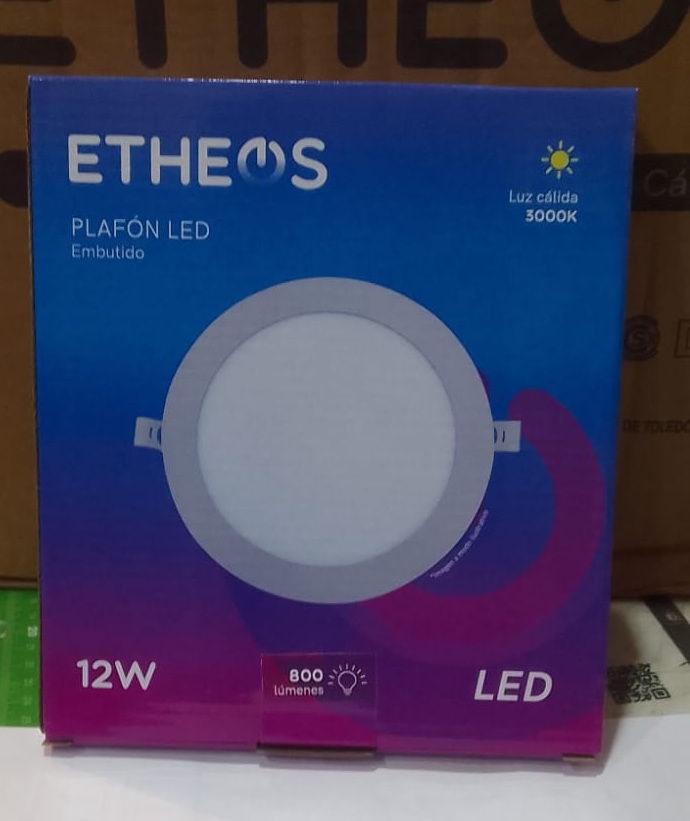 LED PLAFON REDONDO APLICAR 12W FRIO ETHEOS (copia)