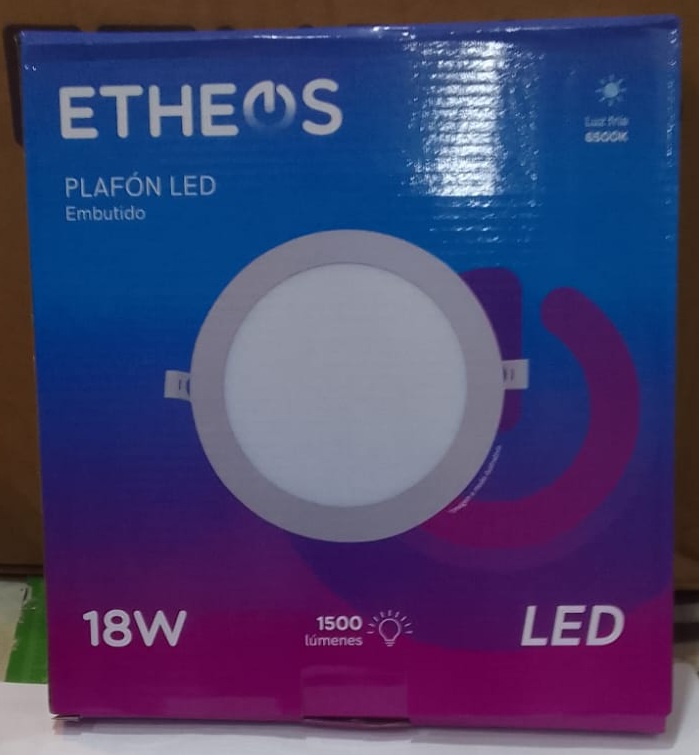 LED PLAFON REDONDO APLICAR 18W CALIDO ETHEOS (copia)