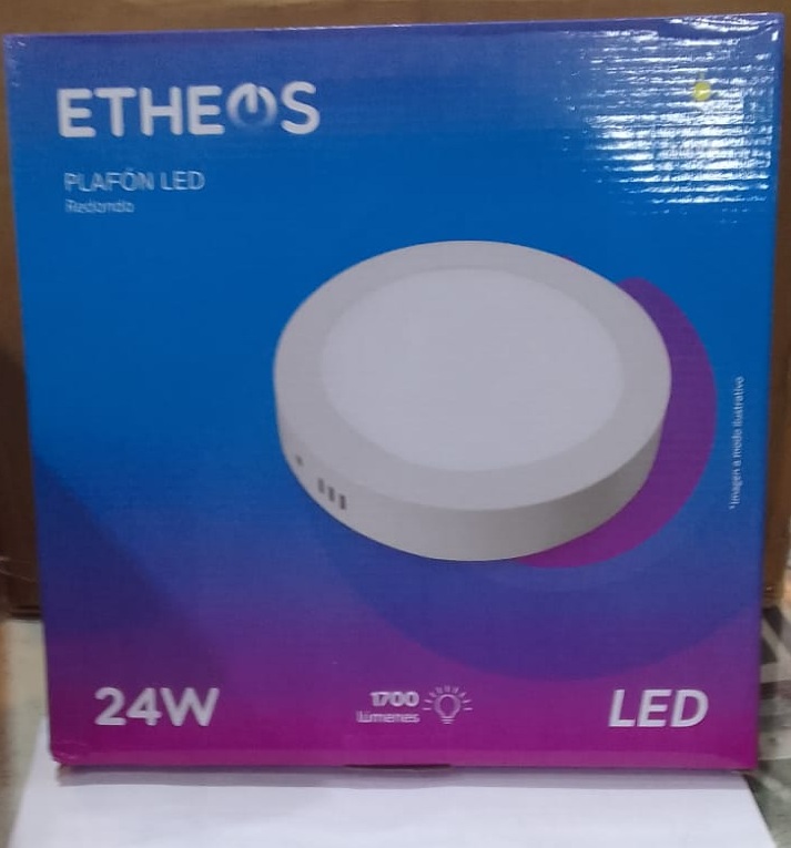 LED PLAFON REDONDO APLICAR 18W FRIO ETHEOS (copia)