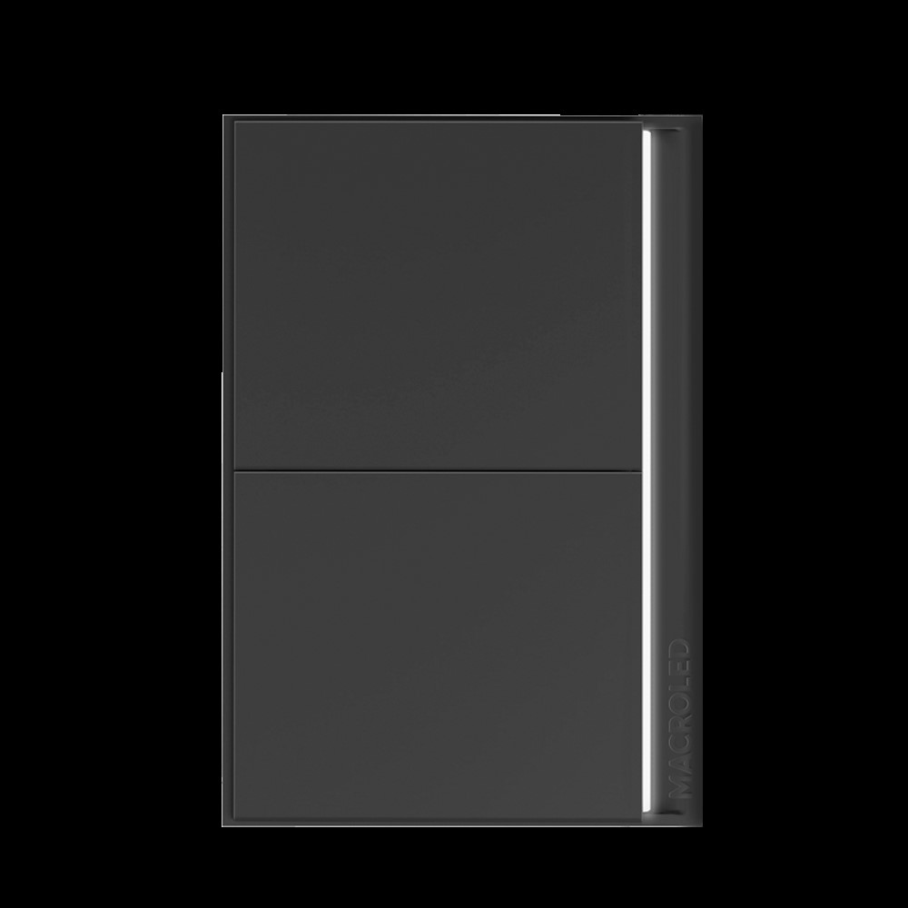 TECLA SMART NEGRA  TOKIO  1 PULSADOR MACROLED C/ CAPACITOR