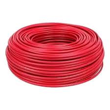 CABLE UNIPOLAR 4mm ROJO ANTILLAMA MARCA PROPIA
