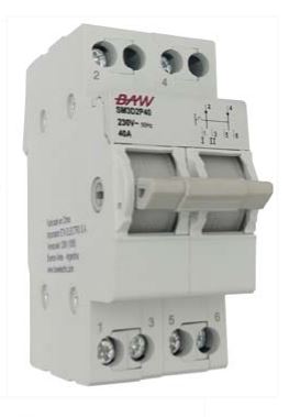 CONMUTADORA MODULAR 1-0-2 2P 40A BAW (copia)