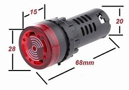 Zumbador Y Destellador Ø22mm 80dba 220vca/cc