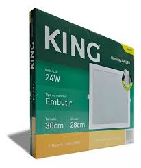 Panel King Redondo De 6w Para Embutir Luz Calida PVC (copia)