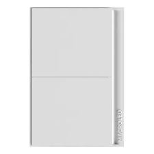 Tecla Smart 2 Canales Con Capacitor Macroled Tokio Blanco