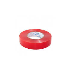 CINTA DOBLEFAZ ROJA FUERTE 19MM*1M