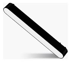 CABEZAL DIFUSO 90º 2700K NEGRO SKYLINE 22CM