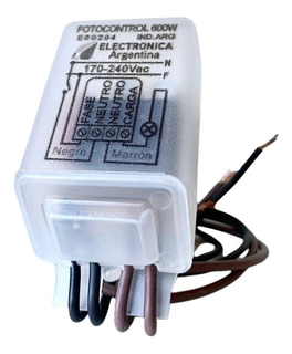 FOTOCONTROL P/LAMP LED 4 CABLES 300W ELECT ARG.