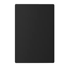 TAPA CIEGA RECTANGULAR  MILAN NEGRO
