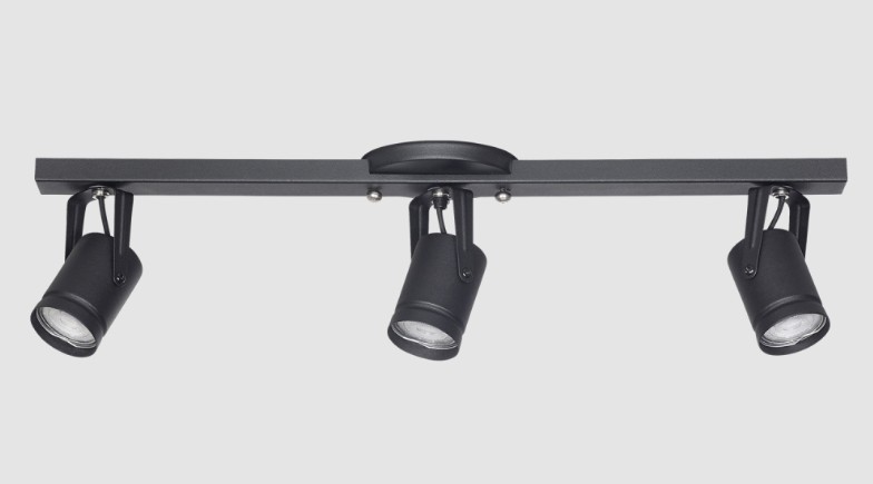 Spot Aplique "TERLIZZI" 2 Luces GU10 Negro (copia)